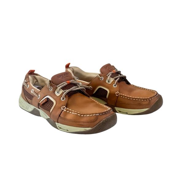 Sperry Top-Sider Men\'s Brown Leather Boat Shoes Size 10 main image 7
